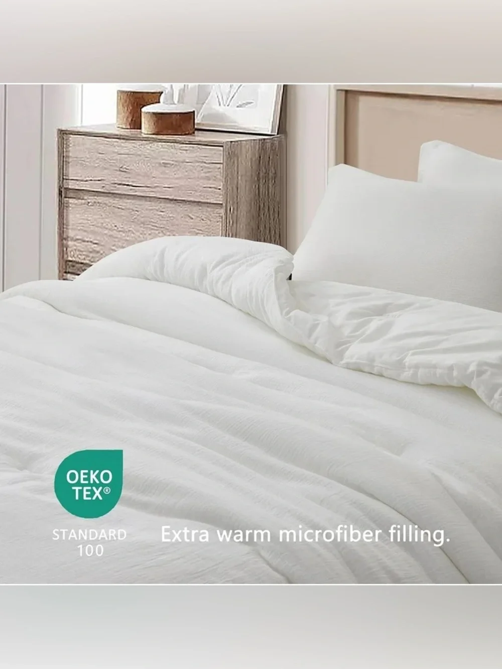 White Luxury Cotton Duvet Set - Brand